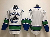 Vancouver Canucks Blank White Adidas Stitched Jersey,baseball caps,new era cap wholesale,wholesale hats